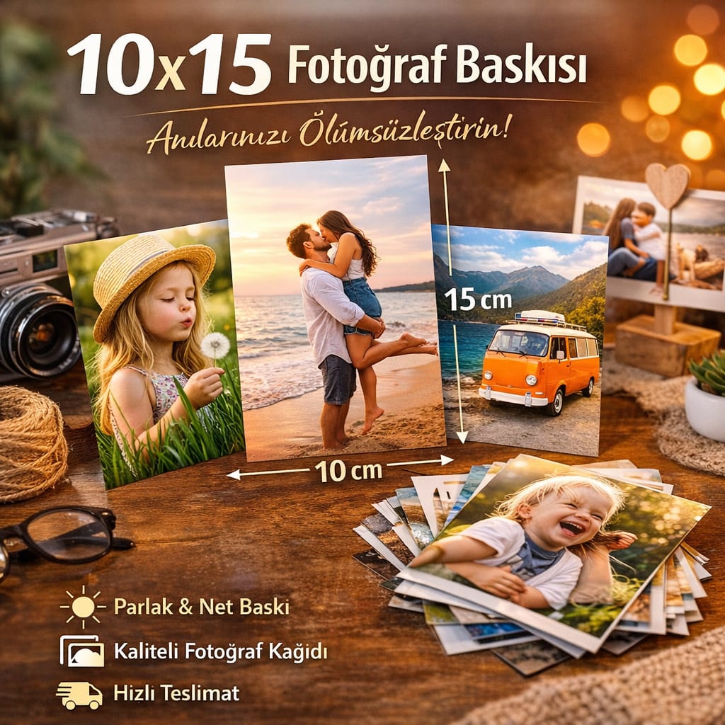 10x15 Fotoğraf Baskısı İpek Kağıt