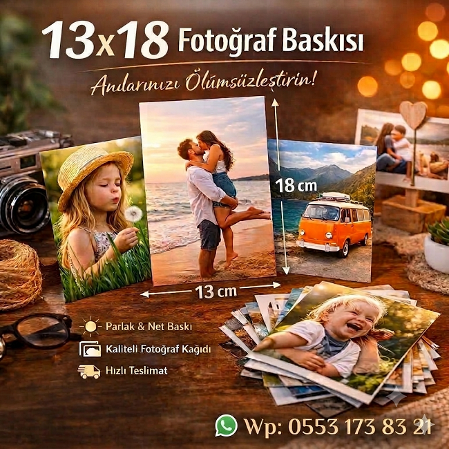 13X18 EBAT FOTOĞRAF BASKISI